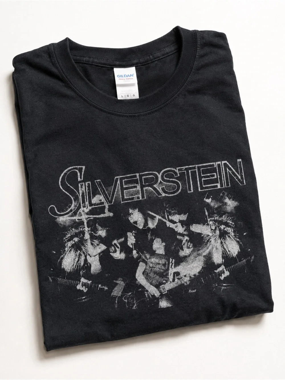 Gildan Black Silverstein Graphic Tee - Men’s Short Sleeve UNISEX SIZE L